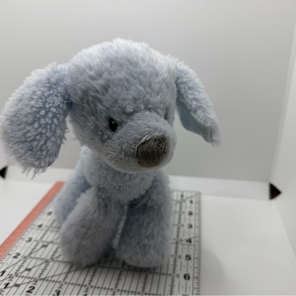 Baby Gund Soft Blue Plush Dog Toy